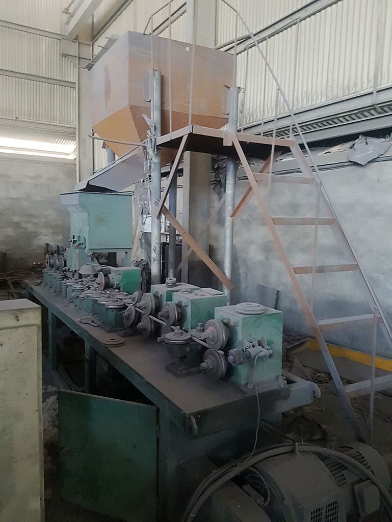 Cored wire machine