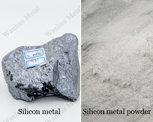 Silicon metal and silicon metal powder